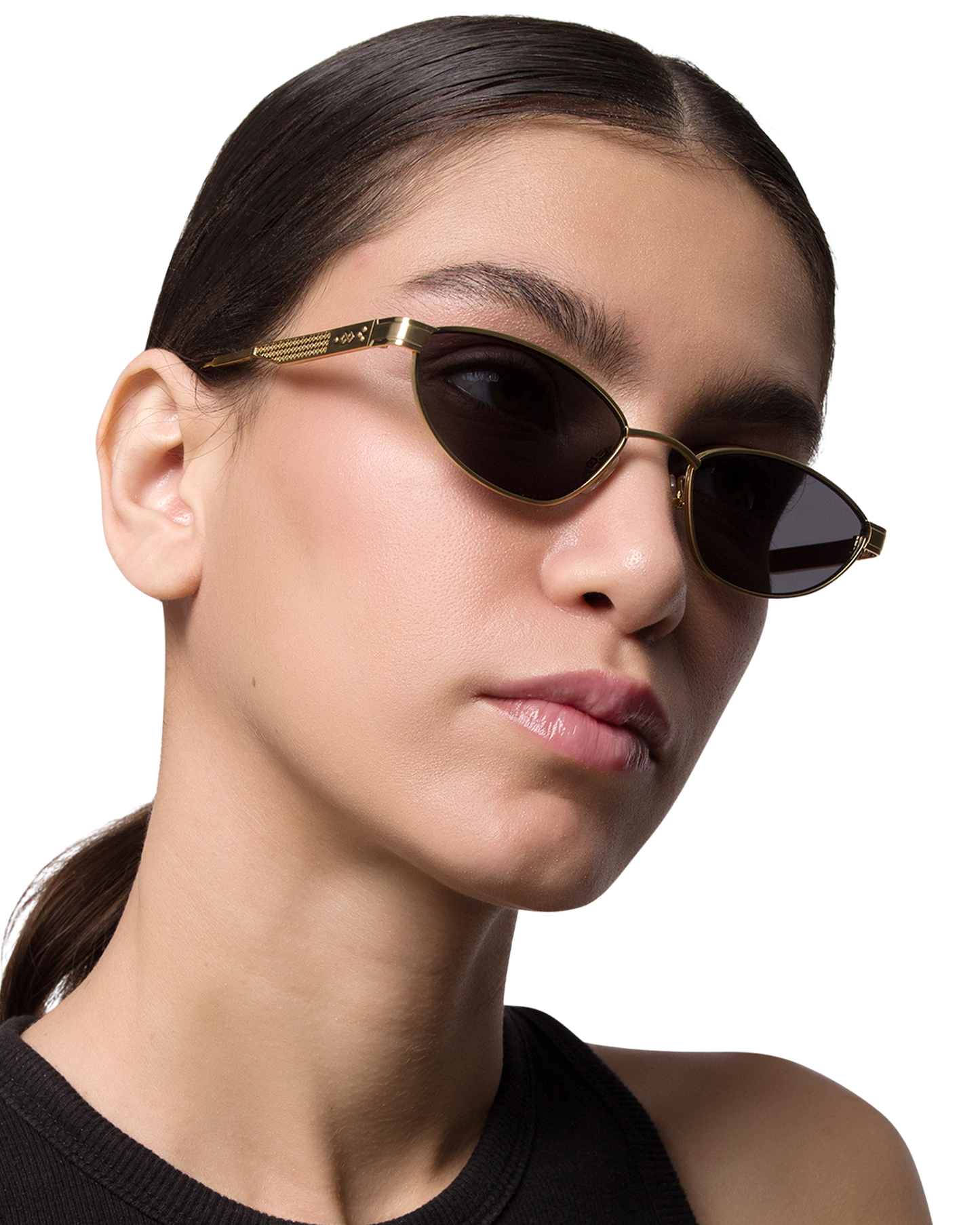 Bella - Gold Sunglasses