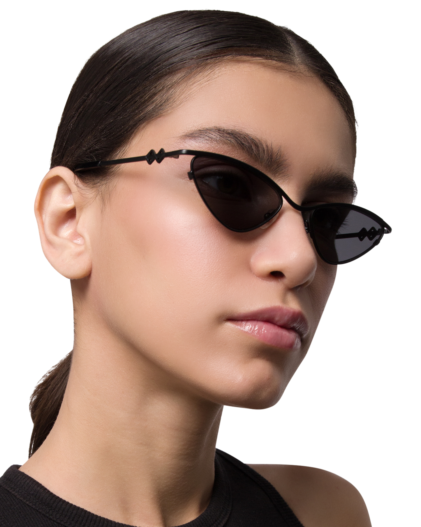 Zoe - Black Sunglasses