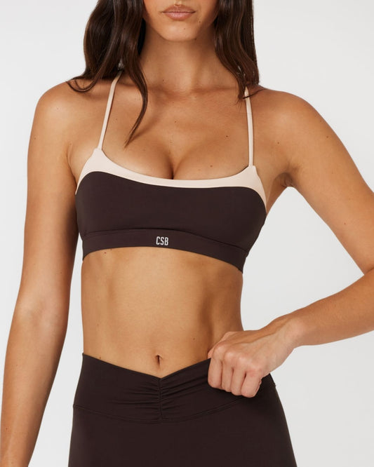 CSB Form Gia Crop | Espresso Two Tone