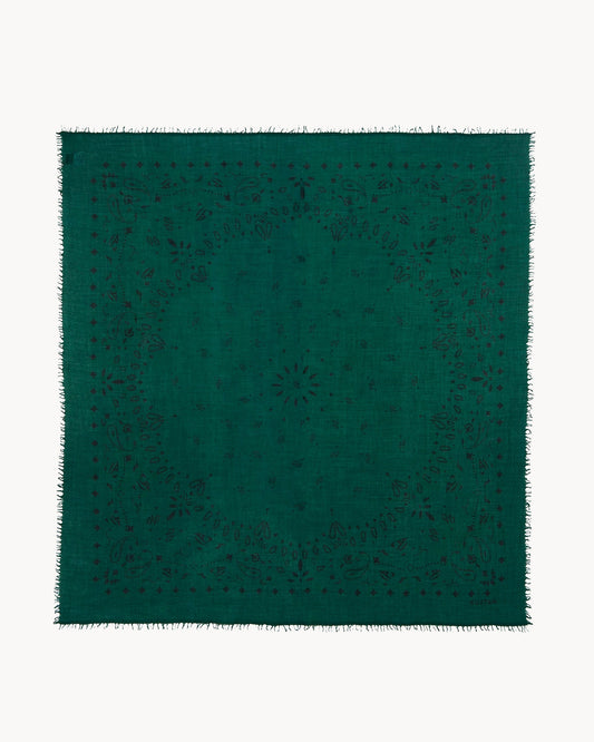 Très Grand Bandana Effy vert foret