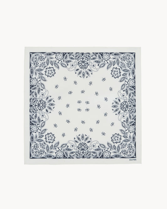 Grand Bandana Helia blanc