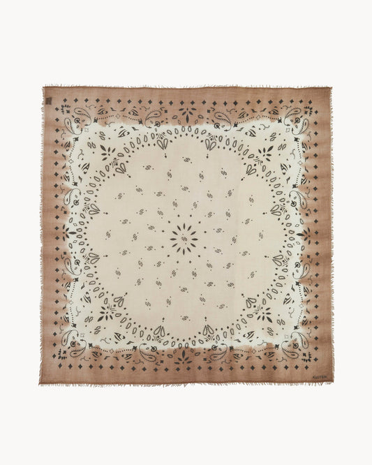 Très Grand Bandana Effy Square Dye avoine