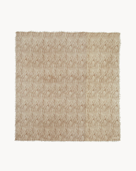 Très Grand Bandana Effy Uni Marbled taupe