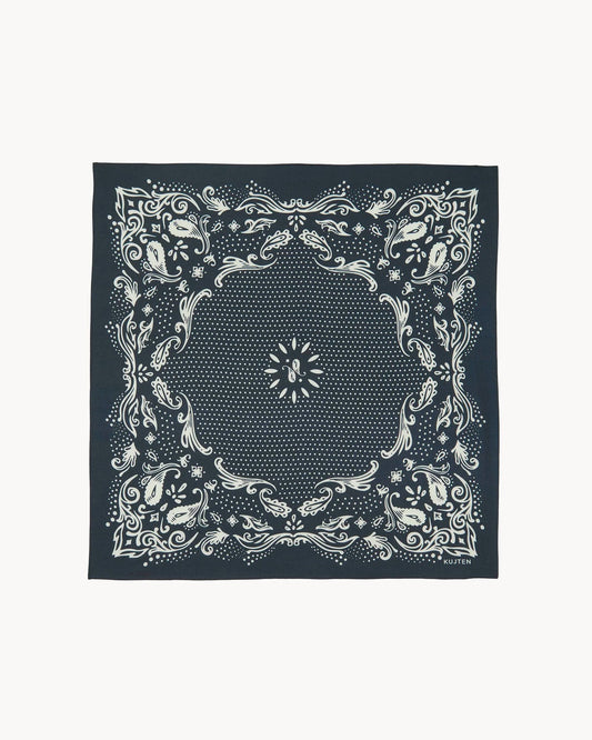 Grand Bandana Helia Dot noir