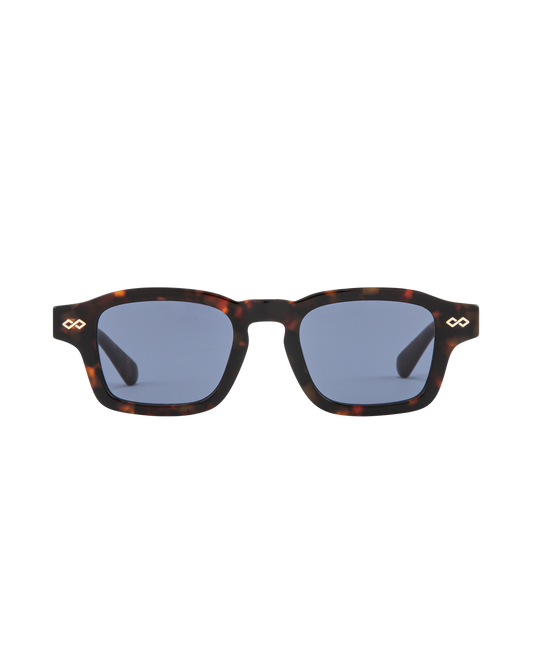 Aron - Blue on Tortoise Sunglasses