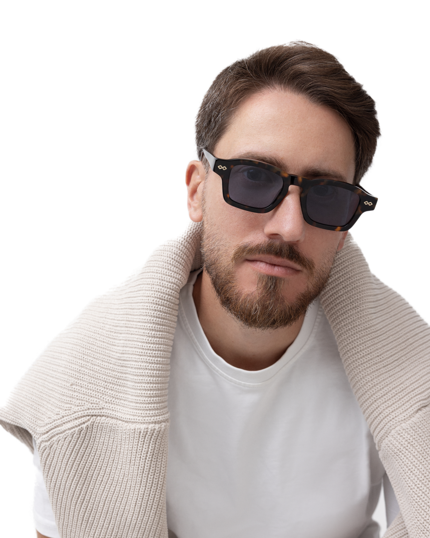 Aron - Blue on Tortoise Sunglasses