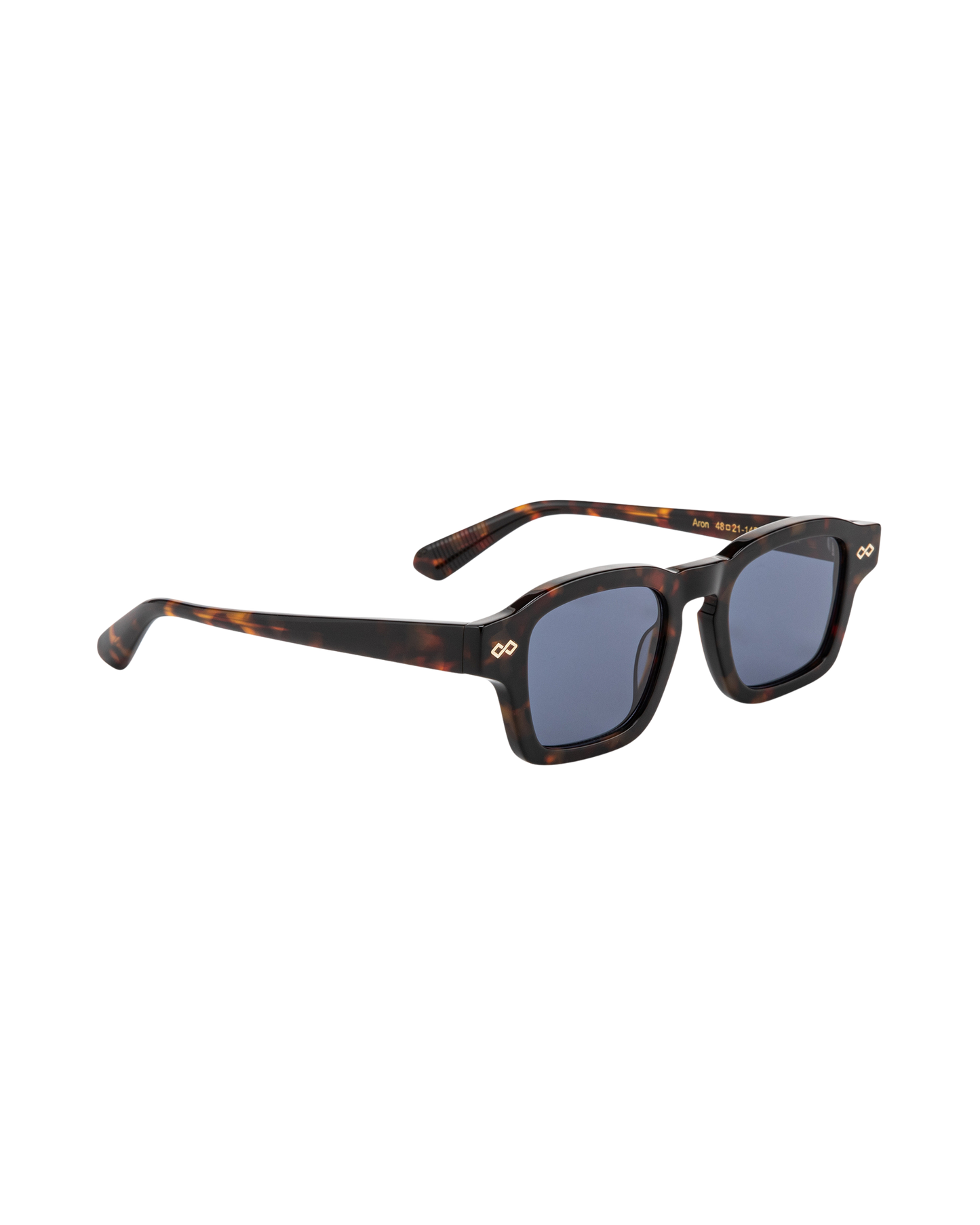 Aron - Blue on Tortoise Sunglasses
