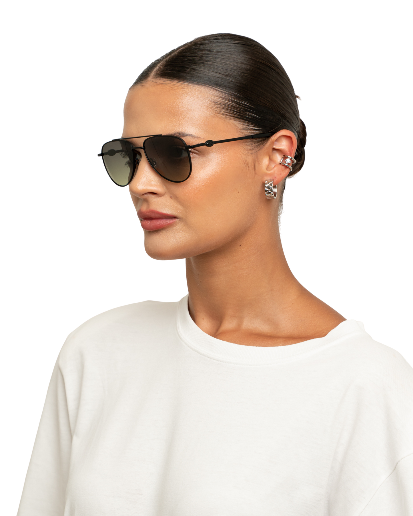 Aya - Olive Sunglasses