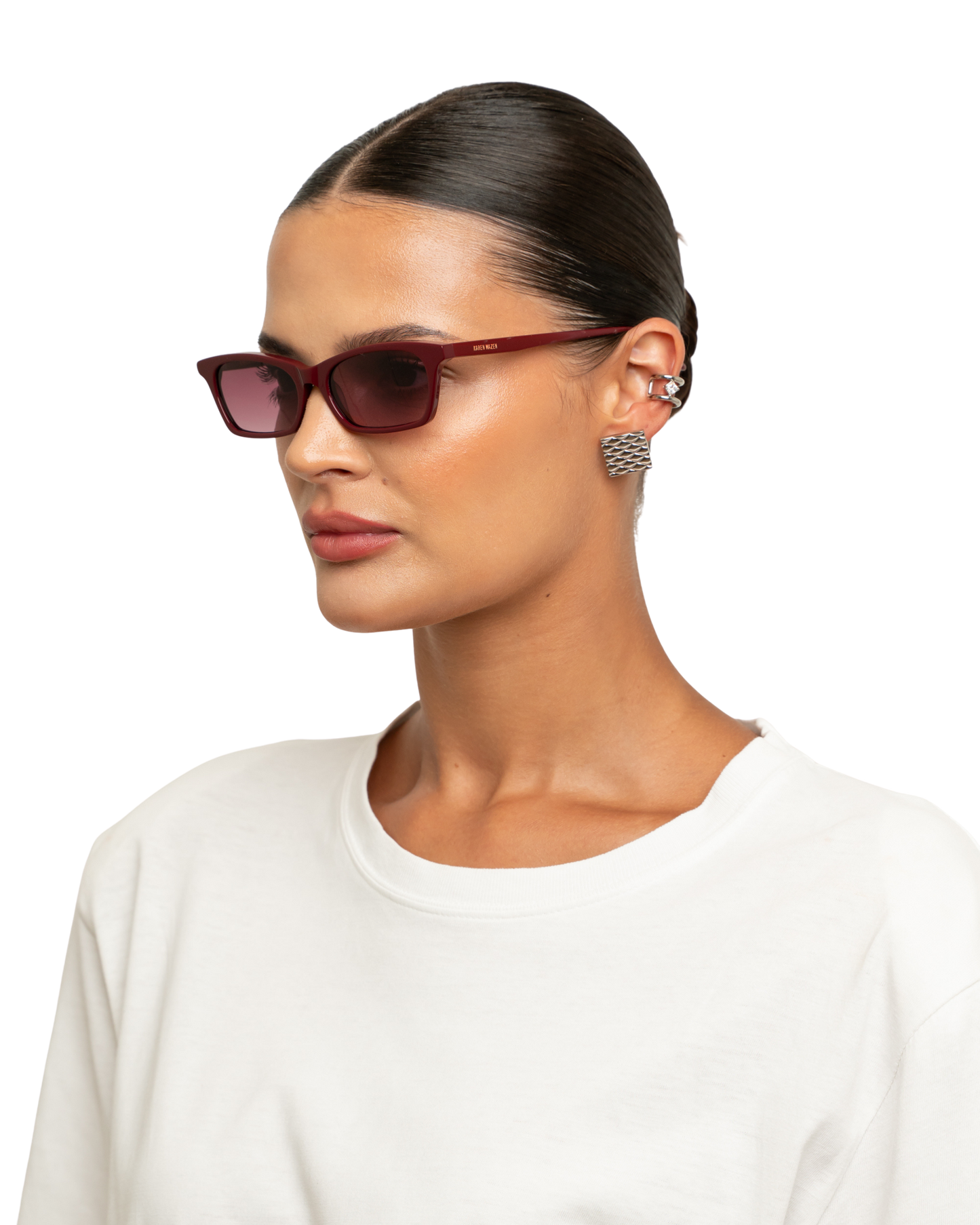 Billie - Burgundy Sunglasses