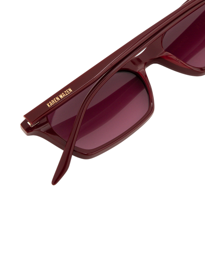 Billie - Burgundy Sunglasses
