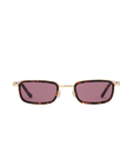 Blake - Purple on Tortoise Sunglasses