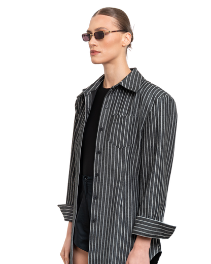 Blake - Purple on Tortoise Sunglasses