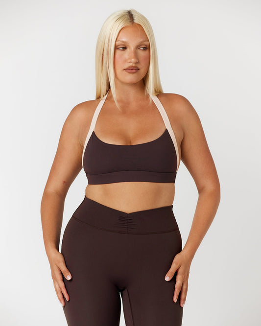 CSB Form Alani Crop | Espresso Two Tone