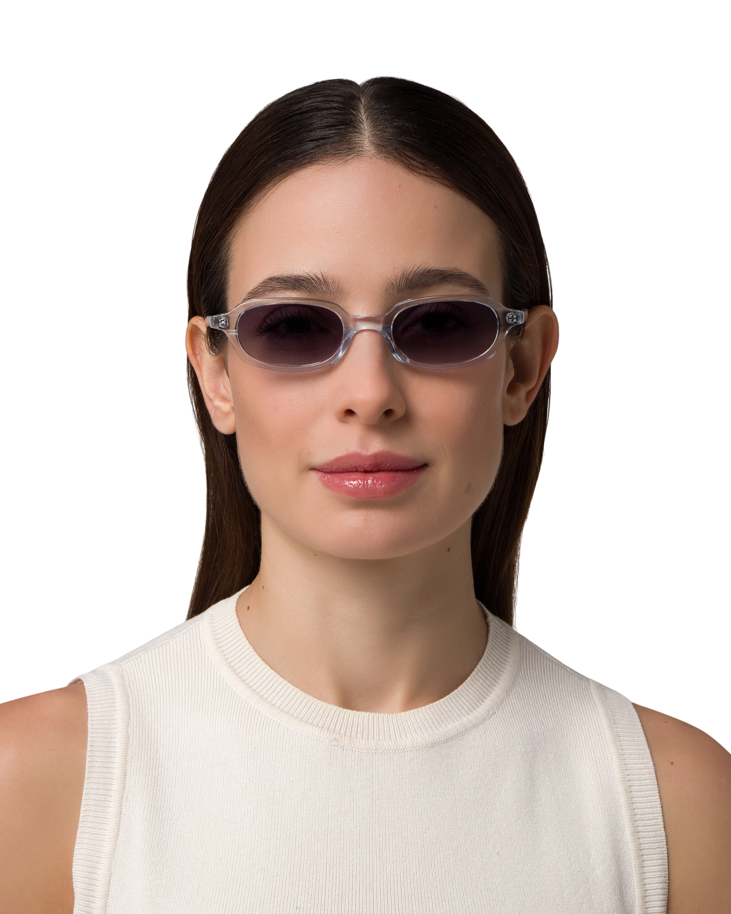 Carolyn - Clear Blue Sunglasses