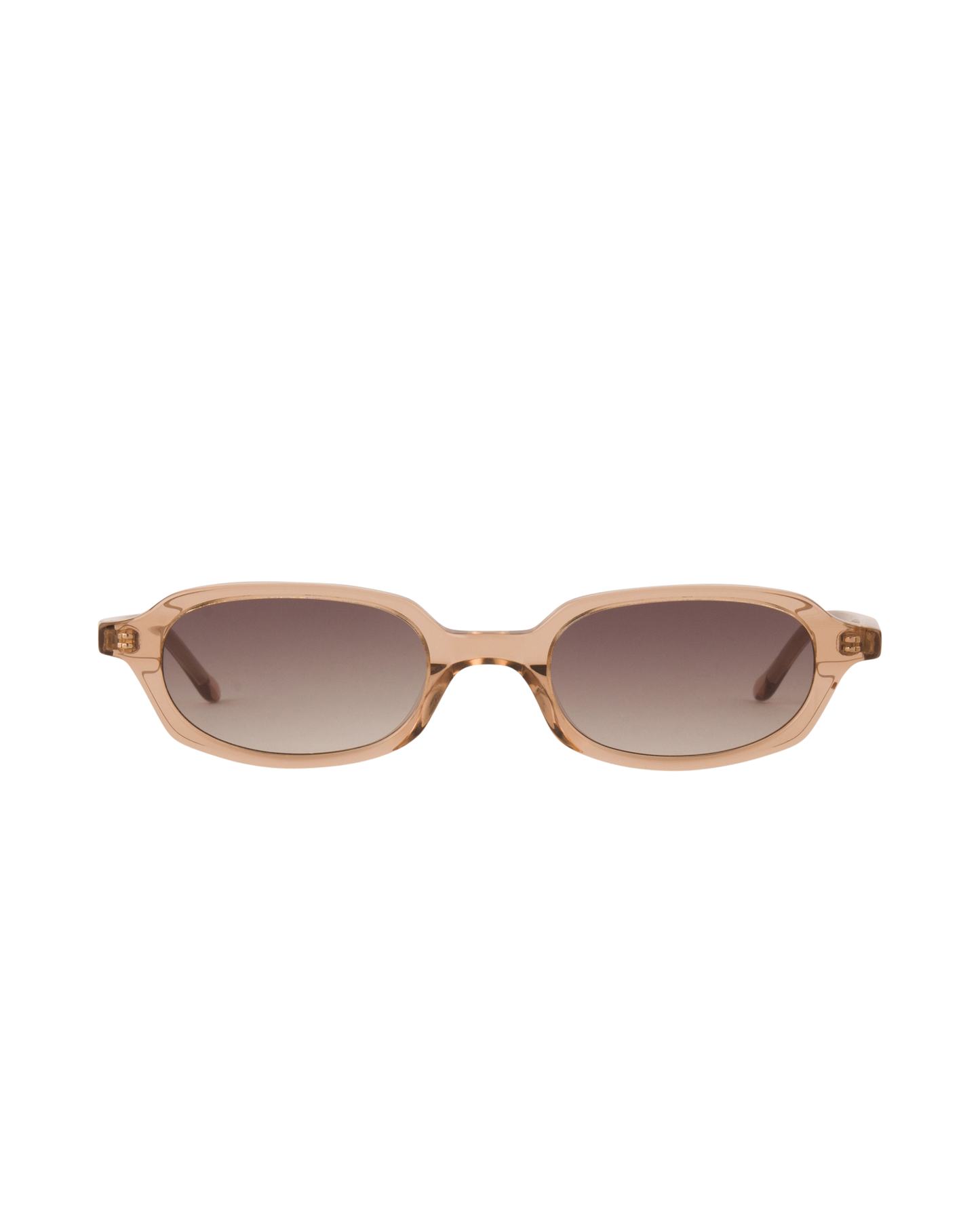 Carolyn - Clear Brown Sunglasses