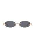 Cleo - Black on Gold Sunglasses