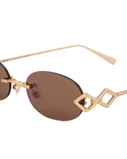 Cleo - Brown Sunglasses