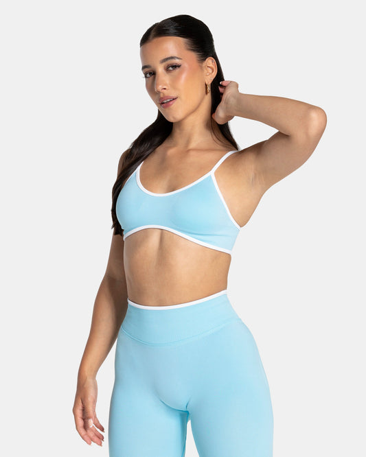 TEVEO Reggiseno Contrastline “Arctic Blue”