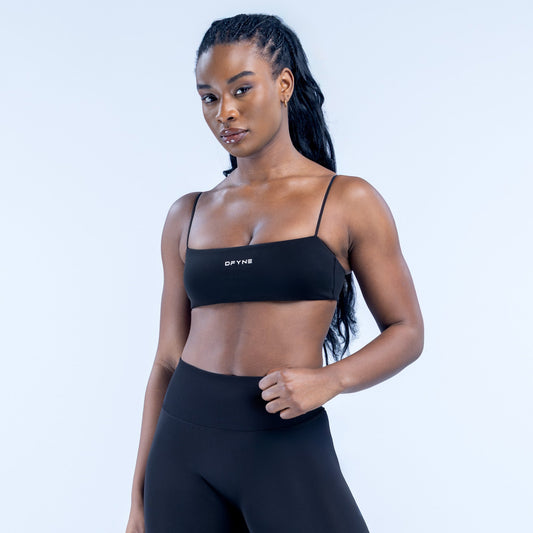 DFYNE Defy Strappy Bra Midnight Black