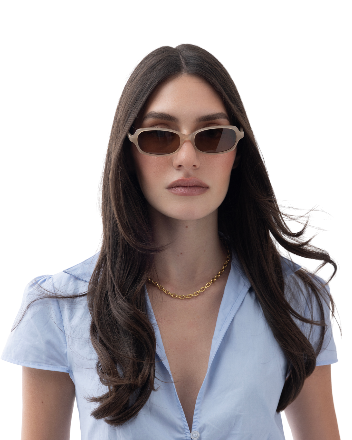 Deema - Cream Sunglasses