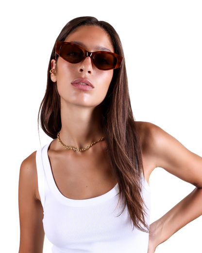 Dixy - Sandy Tortoise Sunglasses