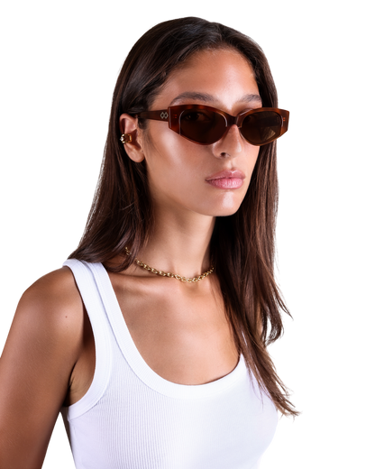 Dixy - Sandy Tortoise Sunglasses