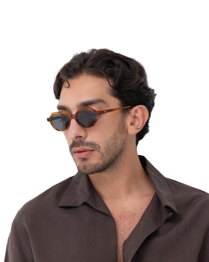 Drew - Amber Tortoise Sunglasses