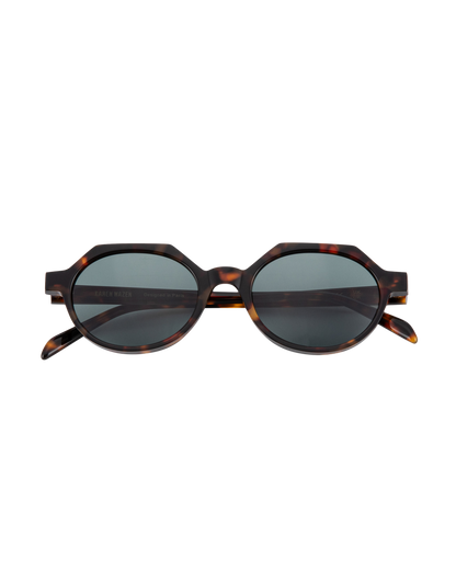 Drew - Green on Tortoise Sunglasses