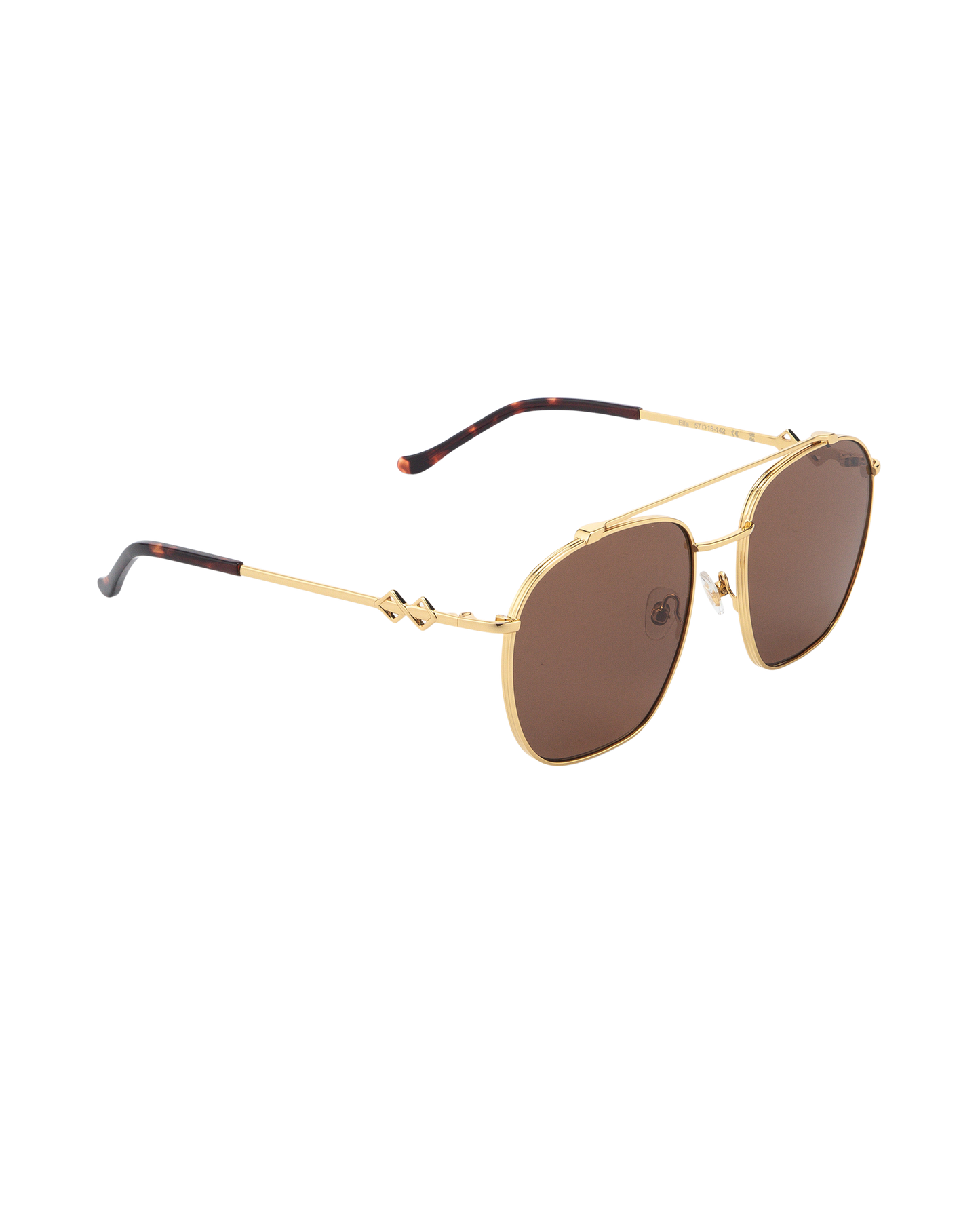 Ella - Brown Sunglasses