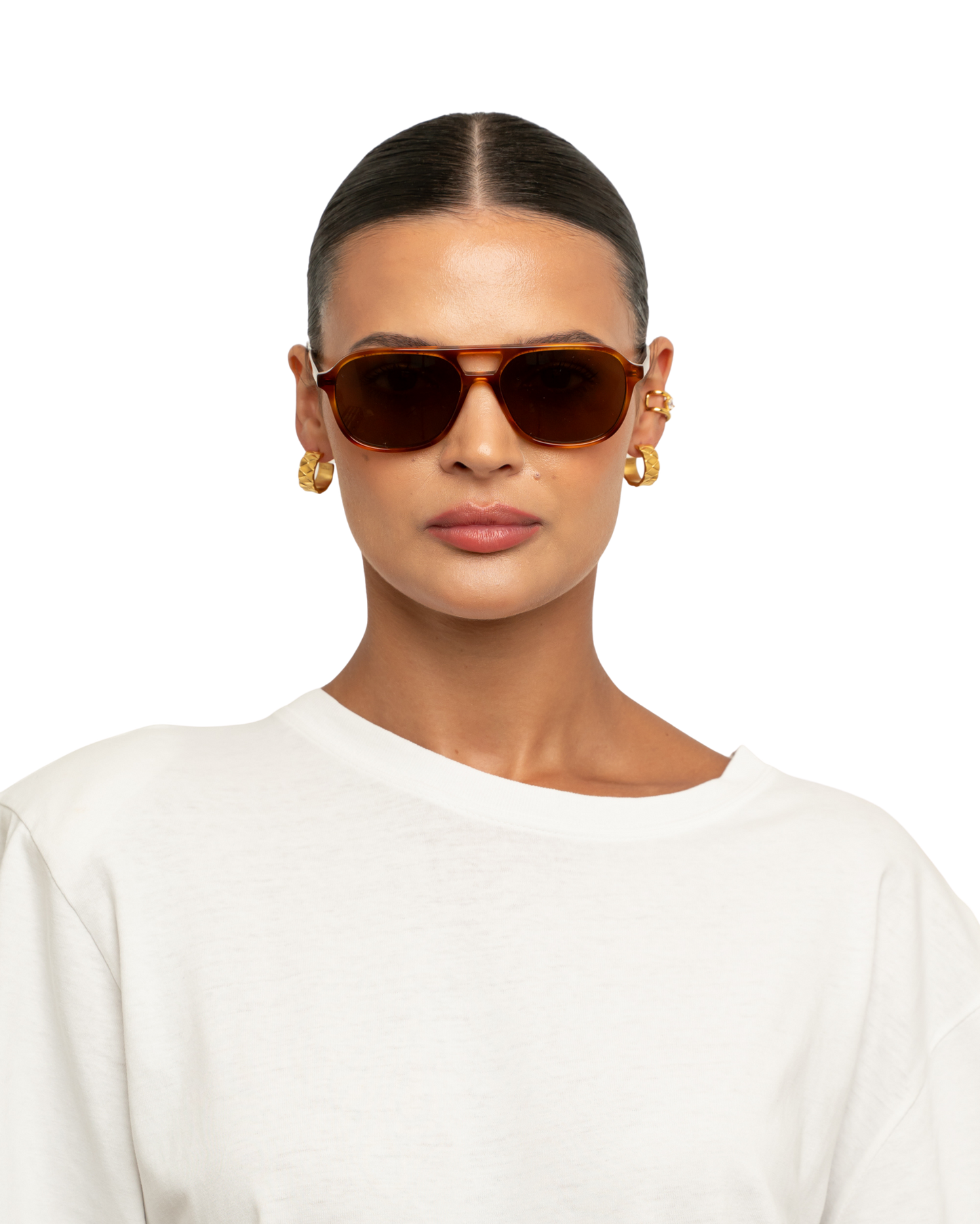 Elle - Honey Tortoise Sunglasses