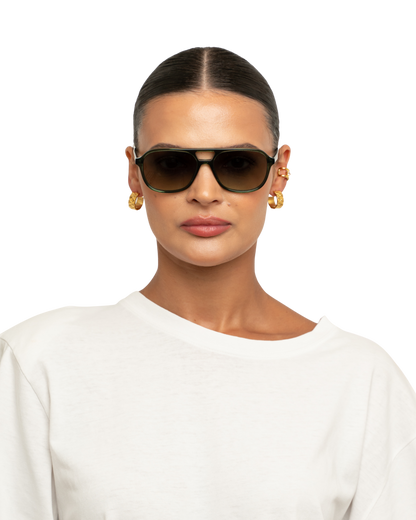 Elle - Olive Sunglasses