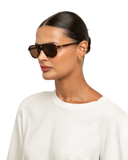Elle - Tortoise Sunglasses