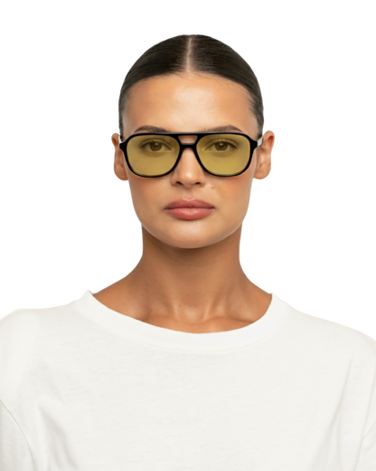 Elle - Yellow Sunglasses