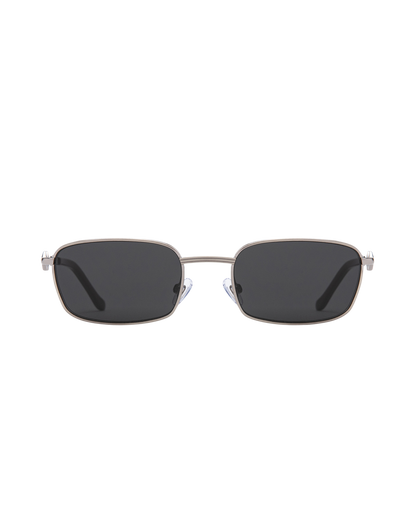 Ellis - Black on Silver Sunglasses