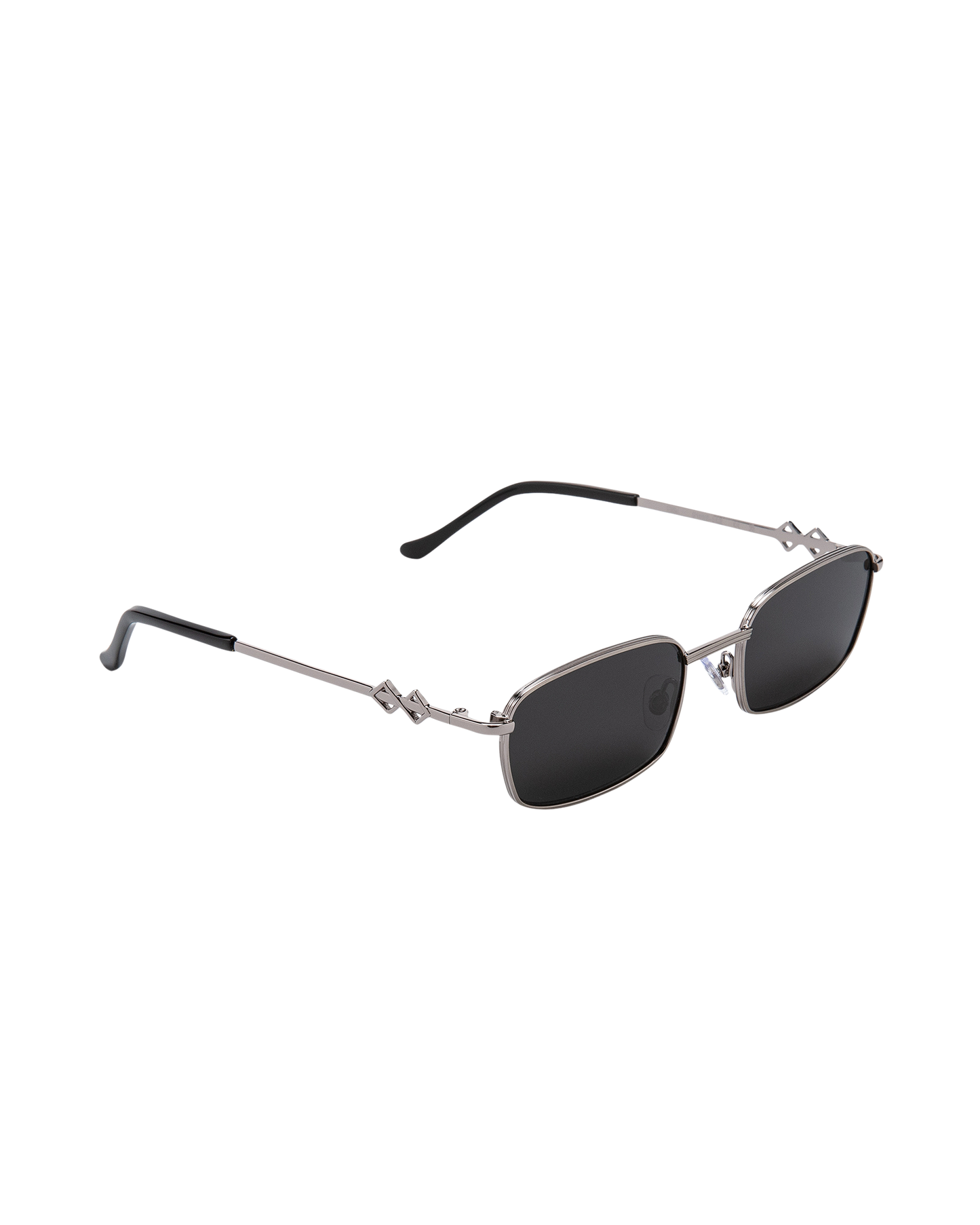 Ellis - Black on Silver Sunglasses