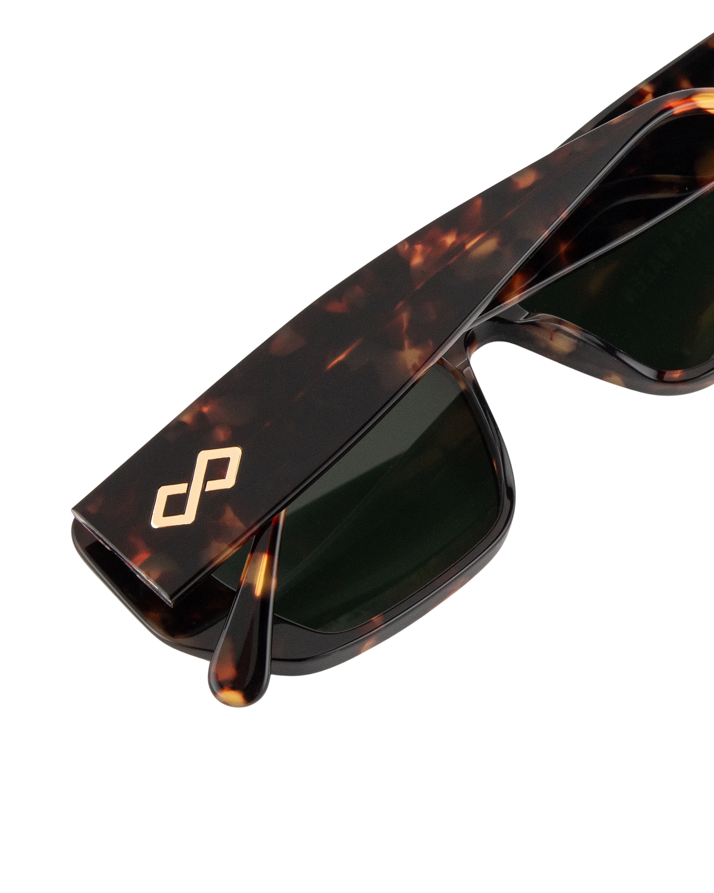 Frankie - Green on Tortoise Sunglasses