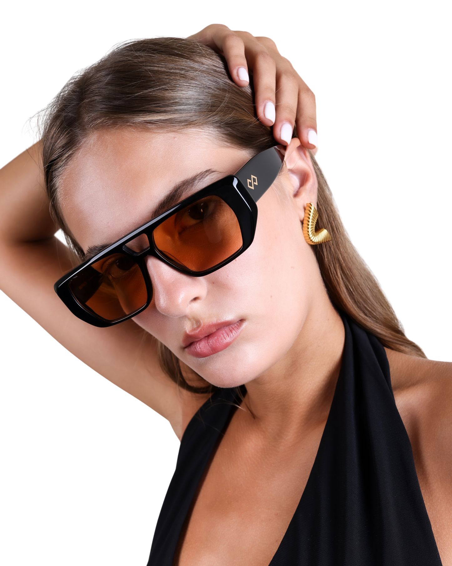 Frankie - Orange Sunglasses
