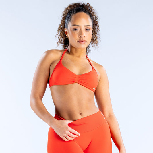 DFYNE Impact Strappy Bra Chilli