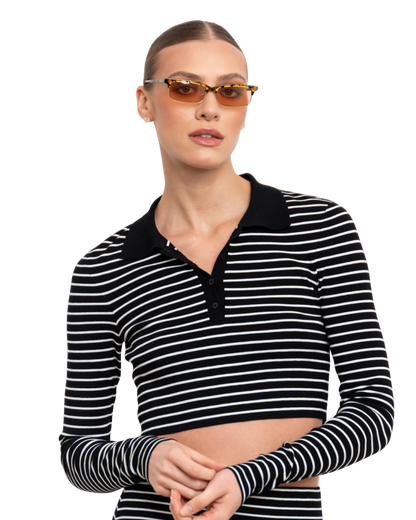 Iris - Yellow Tortoise Sunglasses