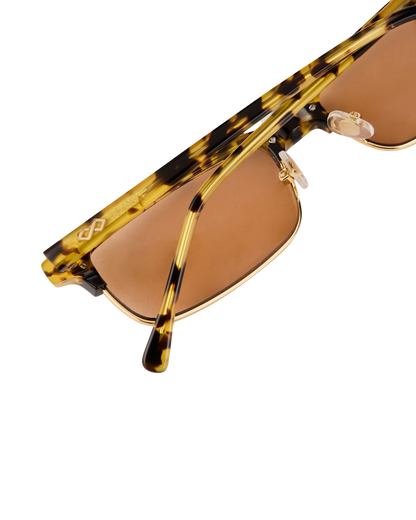 Iris - Yellow Tortoise Sunglasses