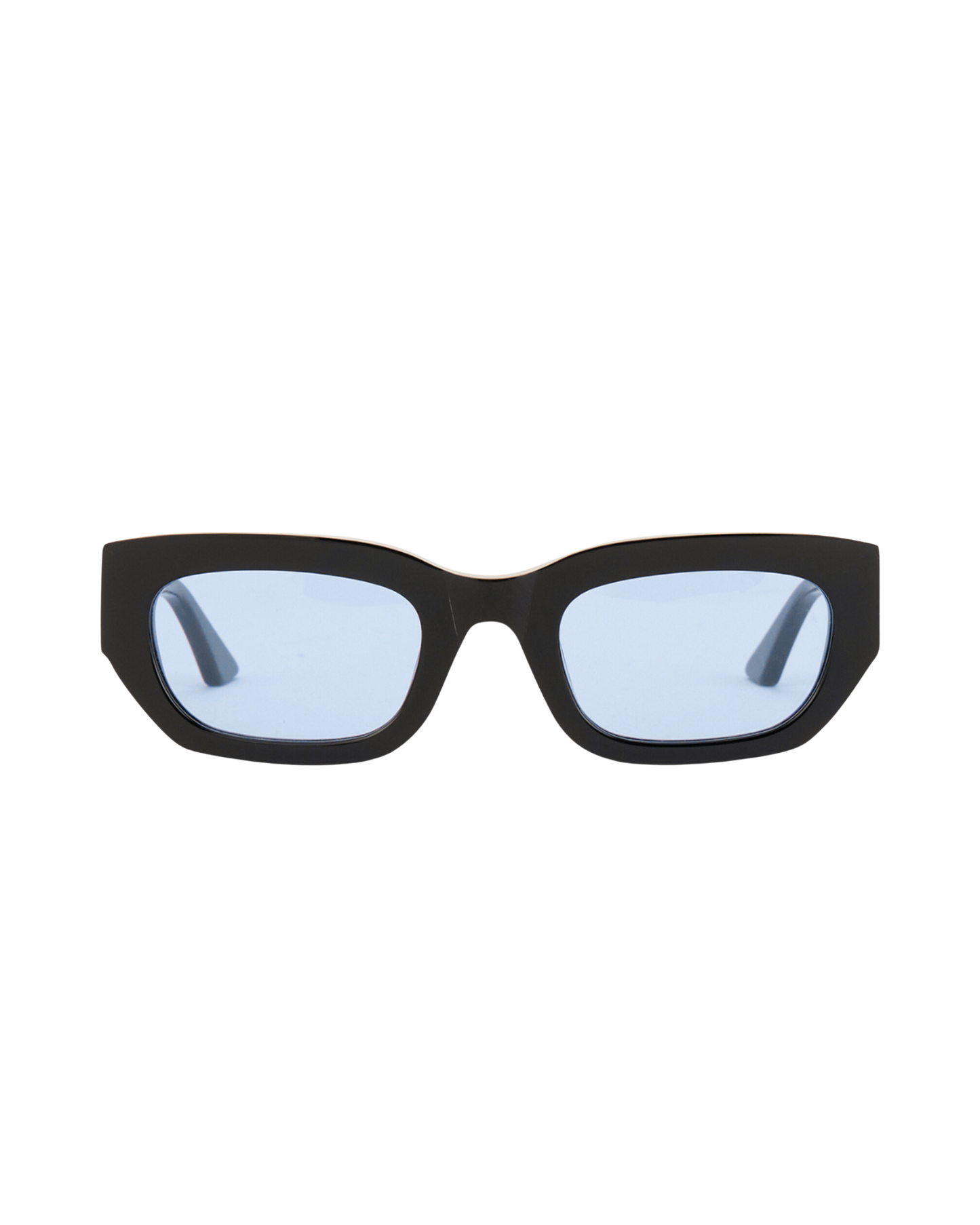 Ivy - Blue on Black Sunglasses
