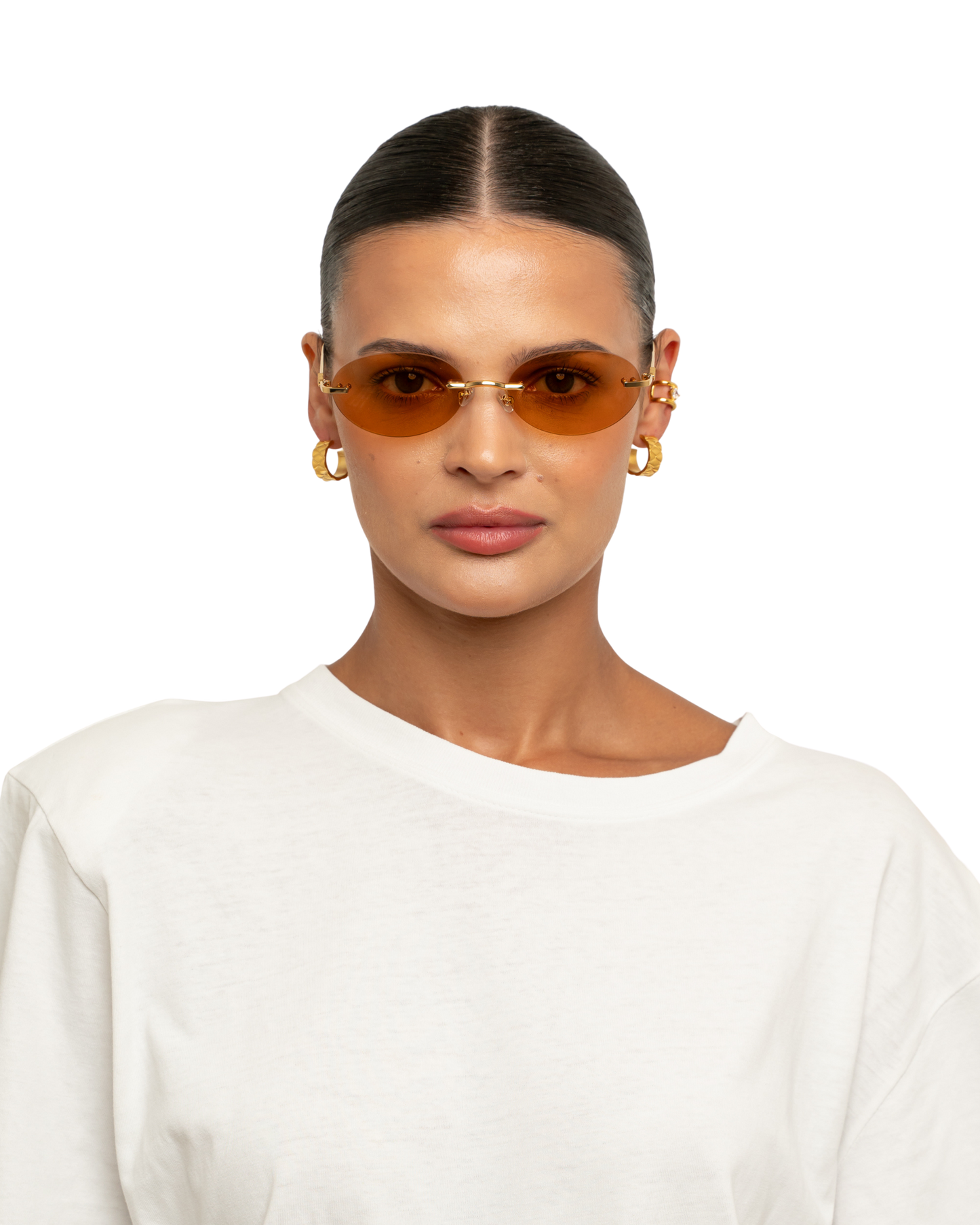 Jude - Orange Sunglasses
