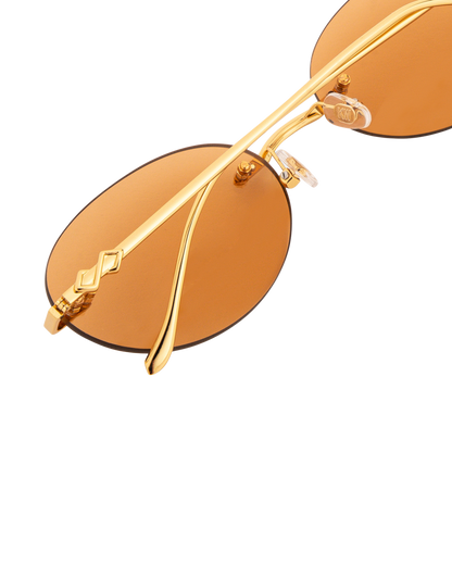 Jude - Orange Sunglasses