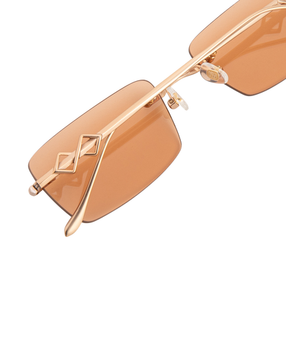 Layla - Orange Sunglasses