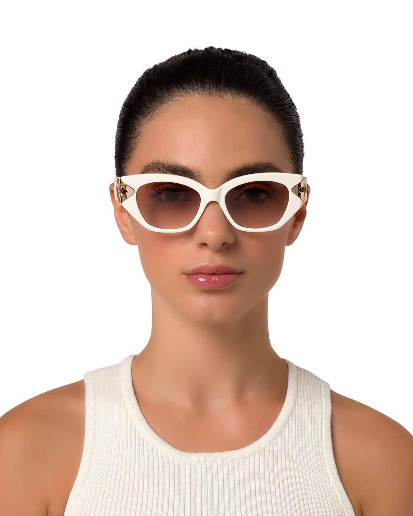 Lily - Cream Sunglasses