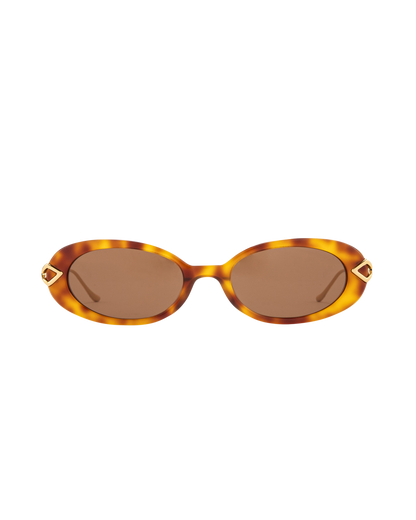 Livi - Yellow Honey Tortoise Sunglasses