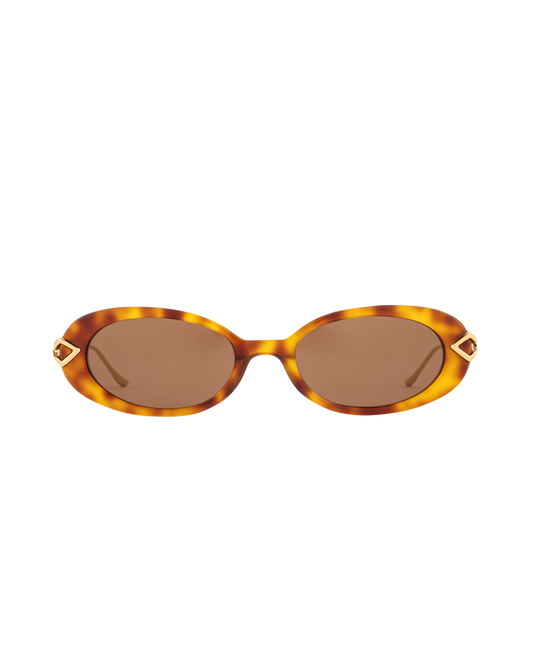 Livi - Yellow Honey Tortoise Sunglasses