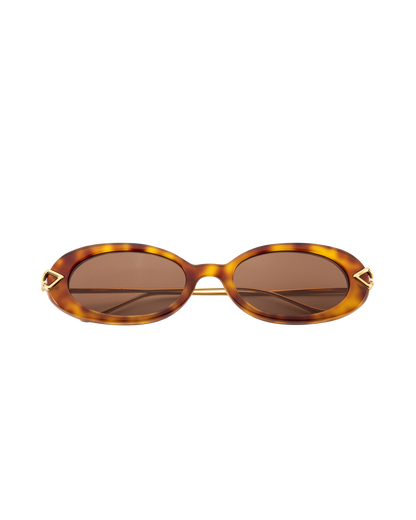 Livi - Yellow Honey Tortoise Sunglasses