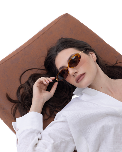 Livi - Yellow Honey Tortoise Sunglasses