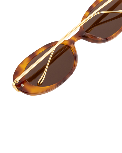 Livi - Yellow Honey Tortoise Sunglasses